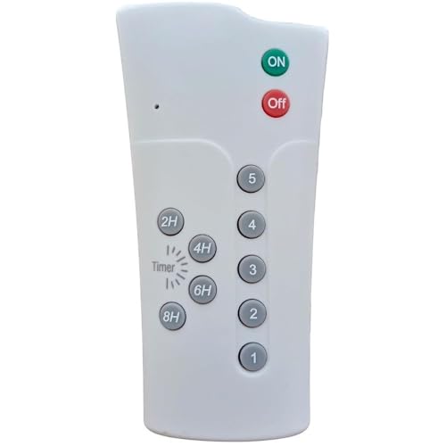 Image of Remote Control Compatible for Crompton ENERGION CROMAIR BLDC Ceiling Fan - Please Match The Image with Your Old Remote Before Placing The Order (Crompton White 2)