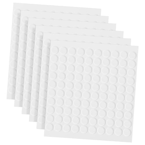 LALAFINA Double-Sided Adhesive Dots 600 Pack Strong Adhesion Sticky Self-Adhesive for Wall Crafts Photos Removable Round Pads