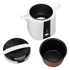 Mini Rice Cooker, Easy to Clean Electric Rice Cooker 220V EU Plug Multifunctional Heat Preservation Function for Home and Outdoor Travel