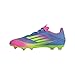 Adidas, Unisex, F50 League Firm Ground/Multi Ground, Blue Fusion/Lucid Lemon/Lucid Pink, Mens 9.5, Womens 10.5, Medium