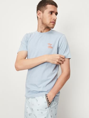 Image of Max Men's Printed Slim Fit T-Shirt