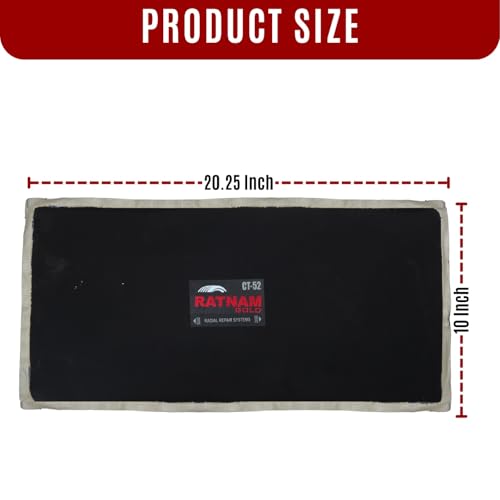 Image of Radial Tyre Repair Patch No. 52 - Heavy-Duty Cold Patch for Car, Bike & Truck Tubeless Tyres | Durable Rubber with Strong Adhesive for Quick, Permanent Tyre Repairs (Box Qty. 1)