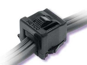 Heyco 1829 ST 100N Black LOCKIT Strain Relief Bushing Package of 250