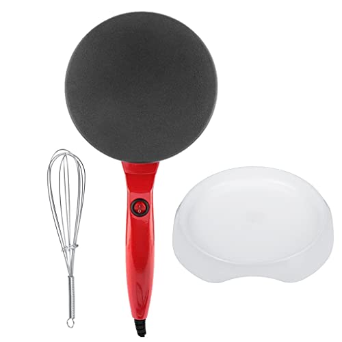 WTWSSC 20cm Elektrische Crepe Maker Pizza Pfannkuchen Maschine Antihaft-Griddle Backform Kuchenmaschine Küche Kochen…