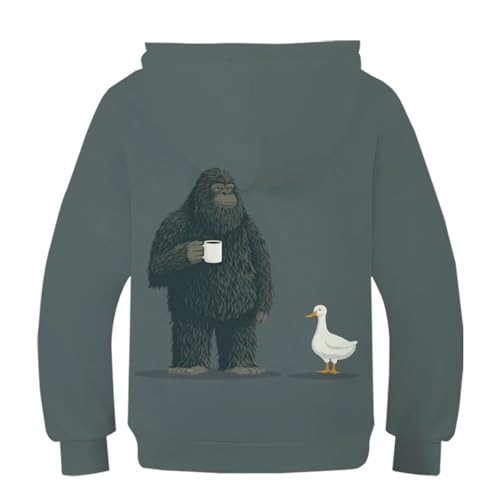 Pull à capuche gorille 3D pour garçon et fille, le vêtement doux de la rentrée - 3