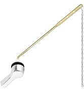 Universal Toilet Trip Lever Toilet Tank Front Mount Handle with 1pc Stainless Steel Flapper Chain...