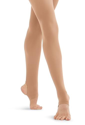 Balera Stirrup Tights with Self Knit Waistband for Girls & Women Perfect for Dance