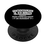 Grafikdesignerin Lustige Grafikdesignerinnen PopSockets mit austauschbarem PopGrip