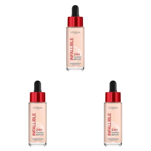 Image of L'Oreal Paris Infallible 24H Tinted Serum Foundation, 0.5-2 Very Light (Pack of 3)