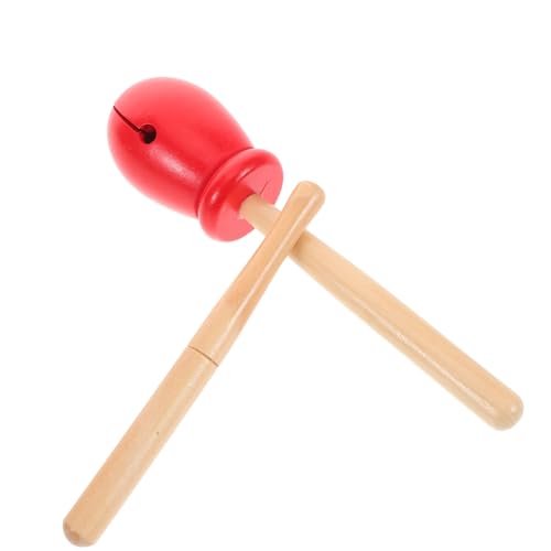 NOLITOY 木製 拍子木 手持ち パーカッション 楽器 子供 大人用 リズム練習 音楽教育用 伝統的な打楽器 木の音色 クリアなサウンド 芸術的デザイン