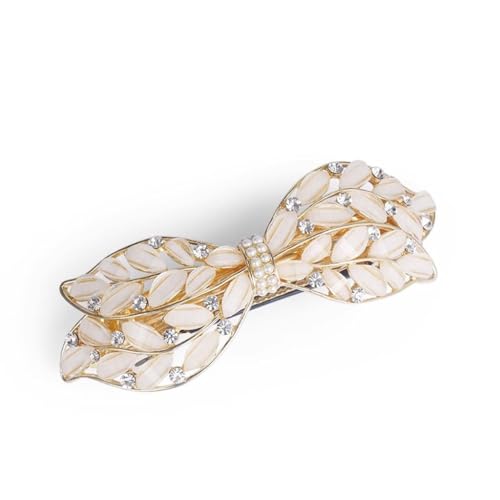 Pince à cheveux strass JFDBGU avec ressort pour femme - 2