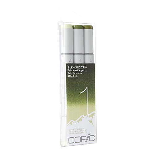 Copic Marker Sketch Blending Trio Markers, SBT 1, 3-Pack