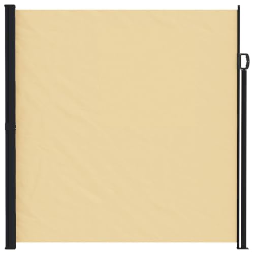 Store latéral rétractable extérieur polyester 300x200 écran intimité balcon jardin sable