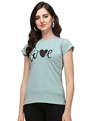 Image of DHRUVI TRENDZ Women Tops | T Shirt for Women | Tops for Jeans for Women | Western Tops for Women Stylish | T-Shirt for Women