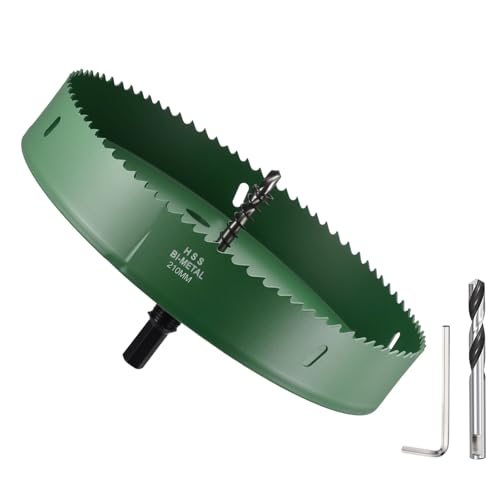 Scie cloche bimétallique M42 de 210 mm DTGN pour découper le métal et le bois