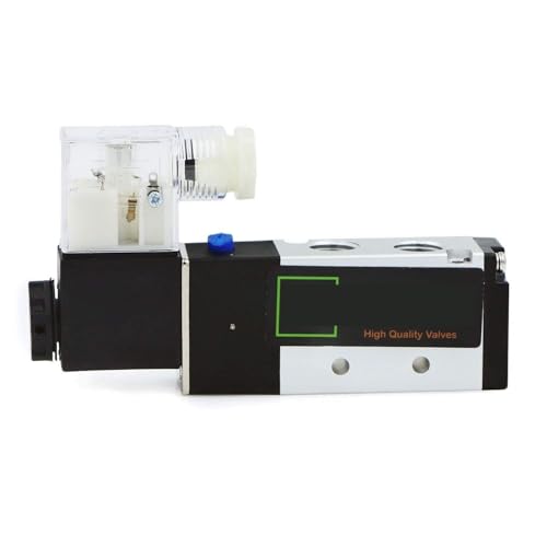 Électrovanne pneumatique 1/4 NPT 5/2 voies DC 24V pour contrôle de cylindre - 3