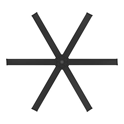 Image of Big Ass Fans i6 84 inch Smart Indoor Ceiling Fan, SenseMe Technology, High Airflow Modern Ceiling Fan, WiFi App Control, Black