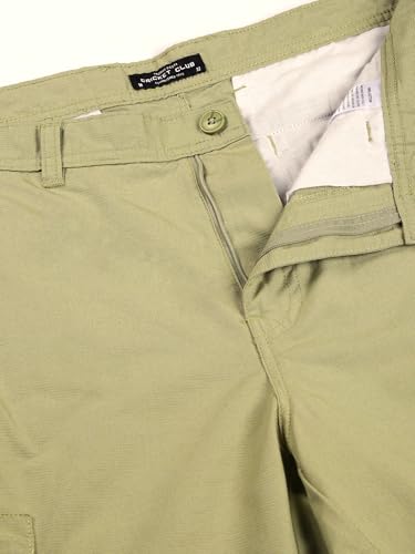 Image of Thomas Scott Men's | Solid | Light Weight | Breathable Fabric | 2 Zipper Pockets | Mid Rise | Regular Fit | Cotton Blend | Button Waist | Chino Trouser | Pants