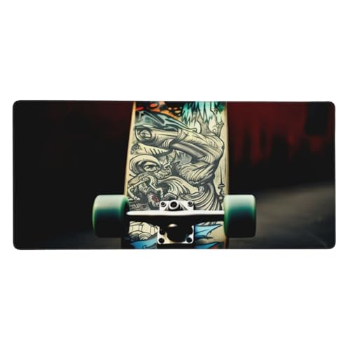 Tapis de souris XXL 90x40 cm pour bureau et maison - Version étendue grand format