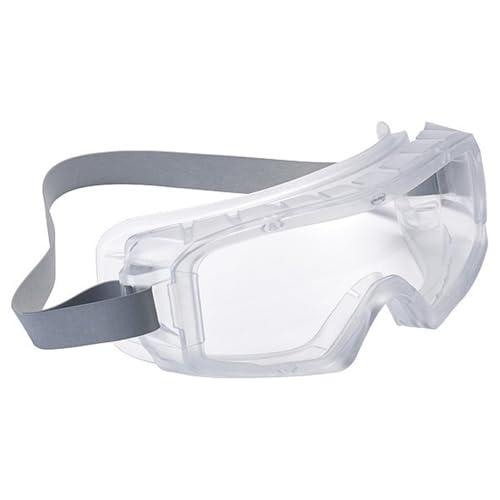 MOLLIFII Impact Resistant Safety Goggles, Clear Uncoated Lens, Mfr: 40300-00000-10-A