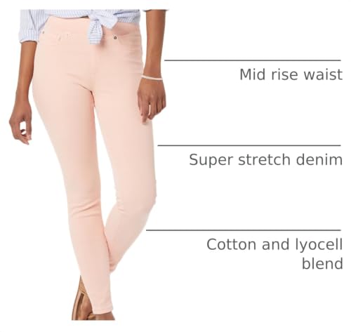 Image of Amazon Essentials Women's Skinny Fit Mid-Rise Stretch Pull-On Jegging with Pockets - Discontinued Colors