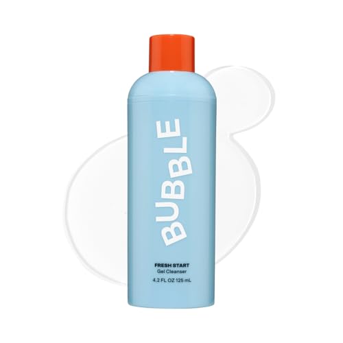 Bubble Skincare Fresh Start Gel Cleanser - Gentle Exfoliating Face Wash for Oily Skin - Gel Cleanser...