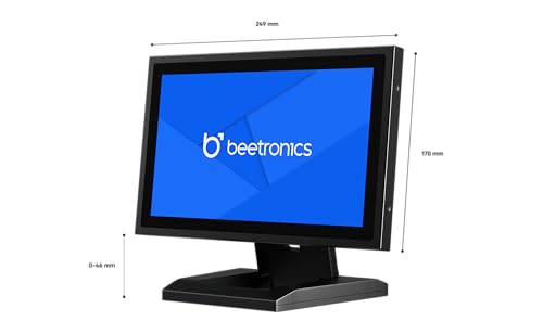 Image of Beetronics 10 Inch Touchscreen Monitor | Full HD 1080p | 10TS7M - Industrial-Grade, Professional 10-Point Multi Touch Display for PC, Mac, Linux - HDMI, DisplayPort, USB-C, VGA Inputs