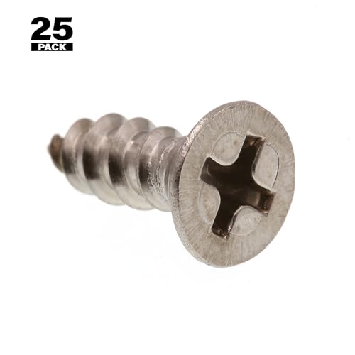 Tornillo de chapa 8 x 1/2 en acero inoxidable Prime-Line 9016489 4