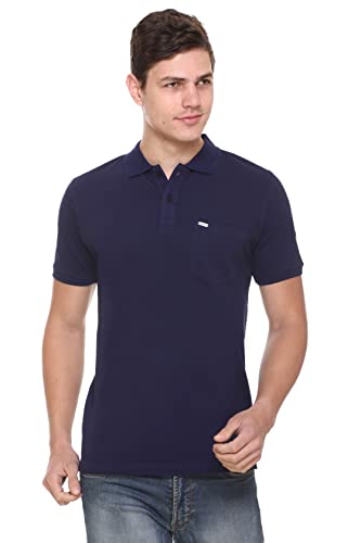 Image of Half Cotton Polo T Shirt for Man with Pocket - Regular Fit Mens Collar Tshirt