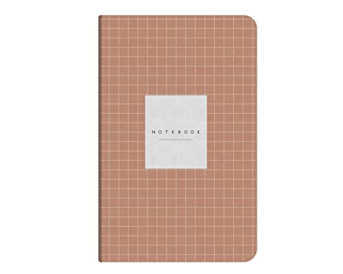 Image of Factor Notes 100 GSM A5 Notebook: Plain | 144 Pages (Peach Grid)