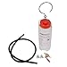 MOTO4U 500ml Motorcycle Auxiliary Fuel Tank with Cut-Off Valve & Vent – Universal Gas Tank for Carburetor Tuning, Small Engine Repair, Carb Sync (Fits Bikes, Mowers, Cars)