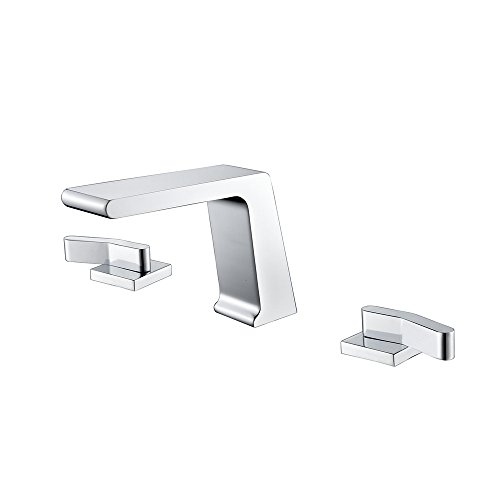 Faucet chrome à eau chaude et froide pour vasque d'hôtel et suite parentale