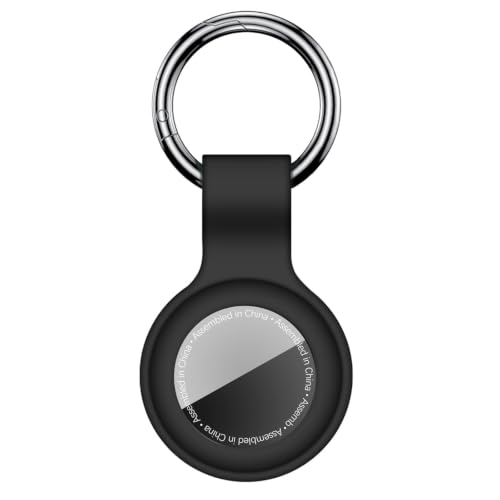 Linsaner 1|2|4 Pack Holder for AirTag 2nd Gen (2026) & 1st Gen, Silicone Case Keychain Key Ring, Protective Cover for Apple for Air Tags, GPS Finder Accessories...
