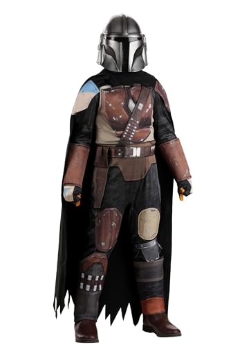 Disfraz Deluxe The Mandalorian Din Djarin para niños miniatura 1