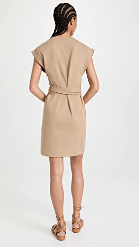 Image of Vince Women's Short Sleeve Tie Waist Dress