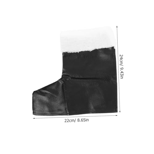 Mipcase Santa Claus Kostümstiefel Überzieher Weihnachtliche Cosplay...