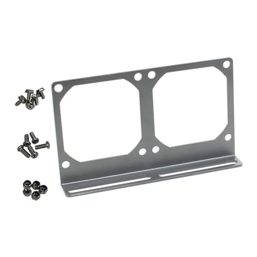 Soporte Puente para Ventilador de Enfriamiento de 8 cm para Memoria, GPU, CPU y Disco Duro, Fabricado en Acero Galvanizado miniatura 5
