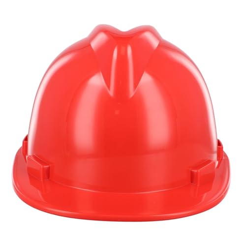 Casco de seguridad ABS ligero diseñado específicamente para sitios de construcción (rojo)