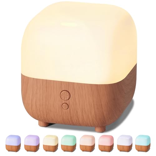 InnoGear 150ml Essential Oil Diffuser, 5-in-1 Diffusers for Home Scent 8 LED Color Aromatherapy...