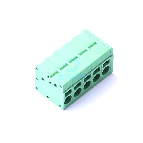 2 Pcs Pins per Row: 5 -Rows: 1 5mm Spring-Type Terminal P=5mm 5mm JL271V-50005G01