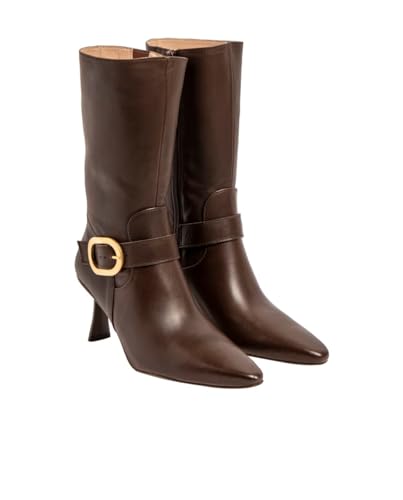 Botte avec Talon Neosens S3197 en Cuir Nappa Vilana Marron pour Femme - 2