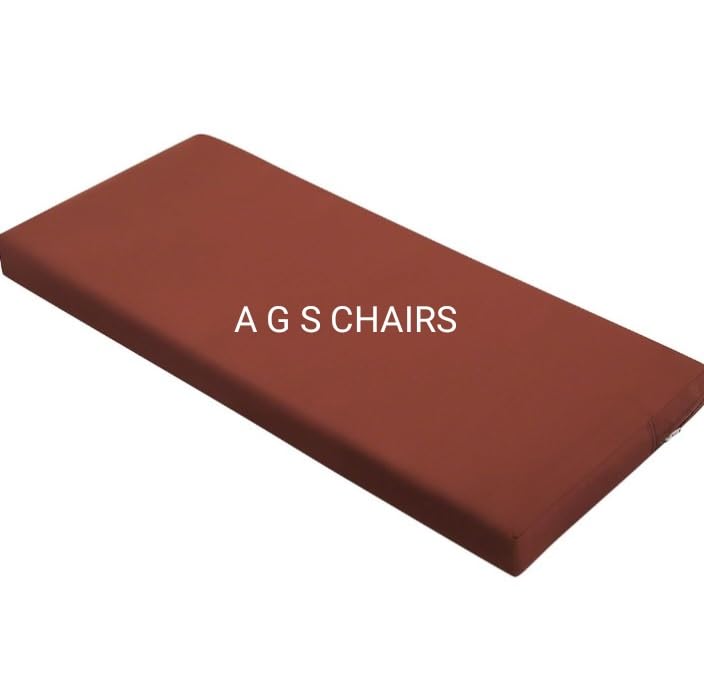 A G S Chairs Wooden Furniture Swing and Sofa Cushion Pu Foam 4 inch Thickness (72 x 24, Rust)-image-27