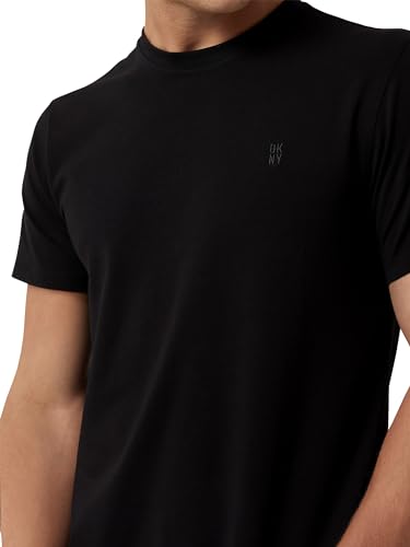 DKNY Soft Cotton T-Shirt for Men - Plain Casual & Dress Crew Neck Tee, Comfortable Premium Classic Fit Mens Tshirt3