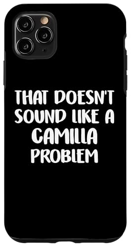 CAMILLA Personalized Cute Flower Girls CAMILLA Name スマホケース iPhone 11 Pro Max 用