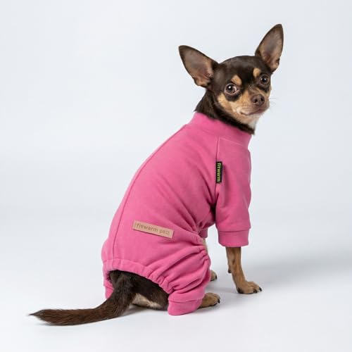 Pijama para perros que evita temblores por frío con mameluco polar Fitwarm XL 5