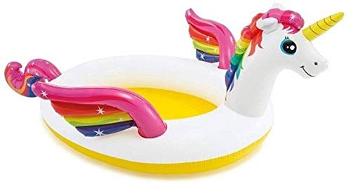Inflatable Unicorn Inflatable Pool, Dimensions : 96" L x 45" W x 19" H(244 x 114 x 48) cm Inflated-image-30
