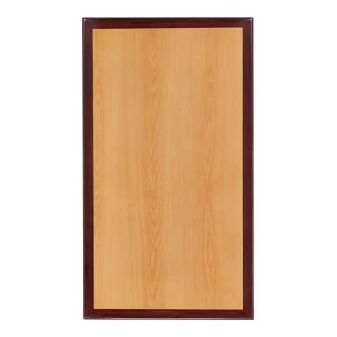 EMMA + OLIVER 30" x 42" High-Gloss Cherry Resin Table Top Cover
