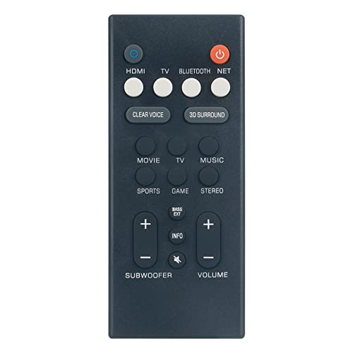 VINABTY VCQ9140 Replacement Remote Control Compatible with Yamaha Sound Bar Soundbar Audio Speaker System YAS-109 ATS-1090 YAS-209 ATS-2090