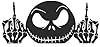 Generic Nightmare Before Christmas Jack Skellington Vinyl Decal — High‑Quality Weatherproof Decal for Cars, Laptops & Walls #3