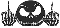 Package Includes: Video Instructions Decal/Sticker. (No Background) Iconic Jack Skellington Design — Features the legendary Pumpkin King from The Nightmare Before Christmas in a striking silhouette style that fans will love. Premium Vinyl Quality — M...